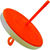Кружок с флуоресцентной мачтой в сумке (10шт) оранжевый