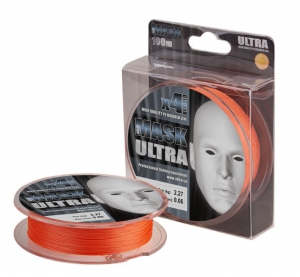Леска плетёная Akkoi Mask Ultra X4 100м 0.16мм (оранжевая)