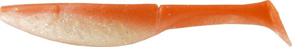 Приманка съедобная ALLVEGA Belly Dance Shad 10см 9,7г (5шт.) цвет orange back silver flake