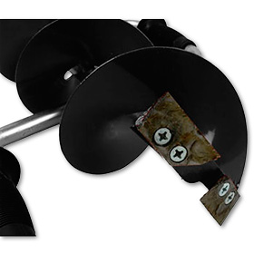 Ледобур Aquatech с коваными ножами 110 мм (в цветной коробке)