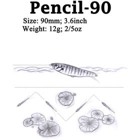 Воблер AR Lures Pencil 90