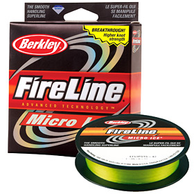 Леска плетеная Berkley FireLine Micro Ice 0,06мм зеленая (Green)