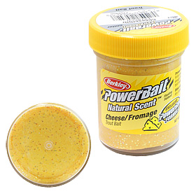 Паста форелевая Berkley Powerbait Natural Scent Glitter Trout Bait (50г) Cheese Glitter