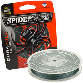 Плетеная леска Spiderwire DuraSilk Green d-0.35 137м
