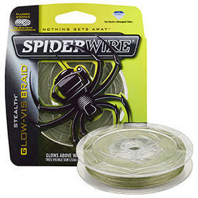 Плетеная леска Spiderwire Stealth Glow-Vis d-0.30 23.0кг 137м