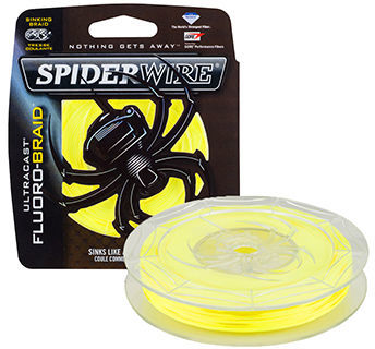 Плетеная леска Spiderwire Ultracast Fluorobraid Yellow d-0.22 110м