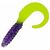 Мягкая приманка Big Bite Baits Curl Tail Grub 2-28 Purple Glitter/Opq Chart