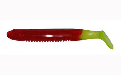 Мягкая приманка Big Bite Baits Crappie Thumper 2-06 Red Chartreuse