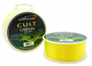 Леска монофильная Climax Cult Carp Line Z-Sport fluo-yellow 0.25 mm 5.8 kg 1200 м