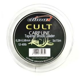 Шок Лидер конусный Climax Cult Tap.Shok Leader 5x15 м. 0.28-0.58 мм. 12-40 lb