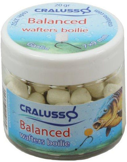 Бойлы Cralusso Balanced Wafters Boilie 7x9мм (20г) Garlic