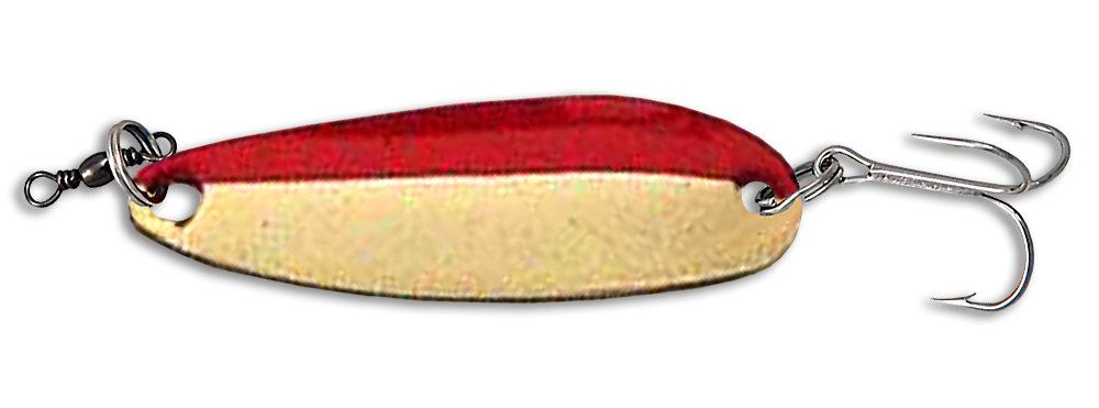 Блесна Daiwa Crusader 5 S gr (золото/красный) 28мм (2,5г)