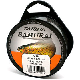 Леска Daiwa Samurai Carp 450м 0,30мм (коричневая)