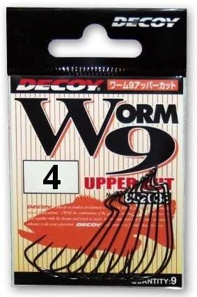 Офсетные крючки Decoy Worm 9 Upper Cut #4 (9)