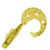Твистер Delalande Looba (9см) Gold glitter (упаковка - 5шт)