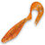 Твистер Delalande Sandra (7см) Orange glitter-25 (упаковка - 5шт)