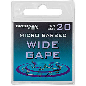 Крючок Drennan Wide Gape Micro Barbed №12 (упаковка - 10шт)
