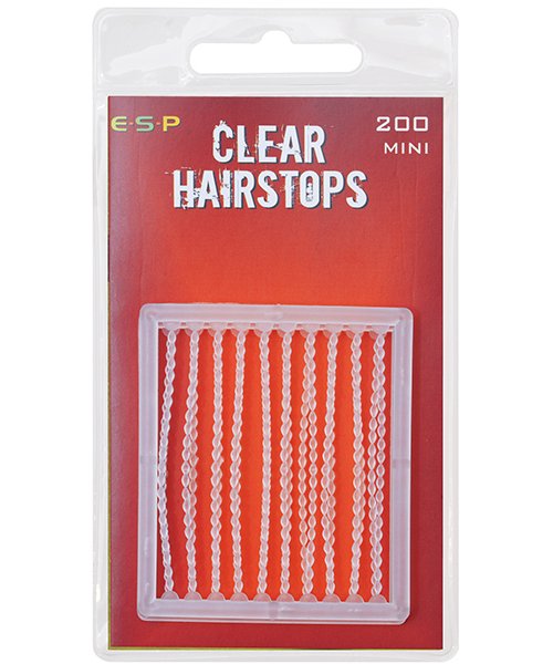 Стопоры для насадок E-S-P Hair Stops -  Clear - 200шт., Mini