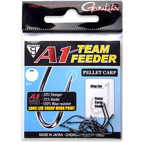 Крючок Gamakatsu A1 Team Feeder Pellet Carp №10 (упаковка - 10шт)