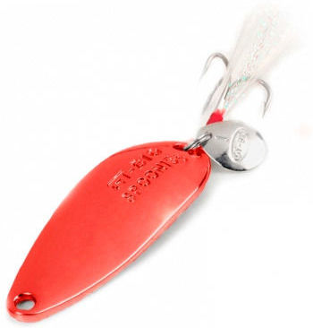 Блесна GT-Bio Single Curve II Spoon (7.5 г) красный