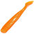 Силиконовая приманка Helios Chebak (8см) Orange & Sparkles (упаковка -7шт)