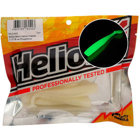 Силиконовая приманка Helios Chebak (8см) Phosphorus (упаковка -100шт)