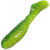 Силиконовая приманка Helios Chubby (9см) Green Lime (упаковка - 5шт)