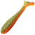 Силиконовая приманка Helios Liny Catcher (5.9см) Pepper Green & Orange (упаковка - 12шт)