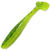 Силиконовая приманка Helios Shaggy (8.5см) Green Lime (упаковка - 5шт)