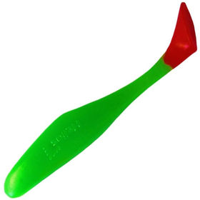Силиконовая приманка Helios Vigor (9.5см) lime & red (упаковка - 7шт)