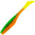 Силиконовая приманка Helios Vigor (9.5см) Pepper Green&Orange LT (упаковка - 7шт)