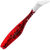 Силиконовая приманка Helios Vigor (9.5см) Red Sparkles WT (упаковка - 7шт)