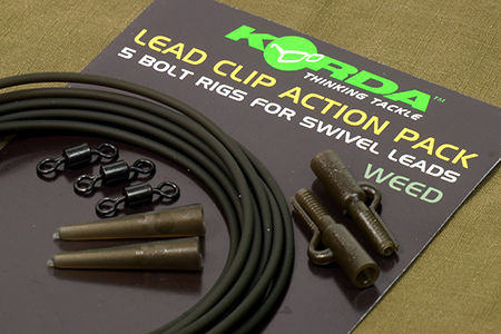 Клипса на трубке Korda Lead Clip Action Pack Weed