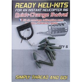 Набор для оснастки KORUM Ready Heli Kits - Quick Change Swivel / 5шт.