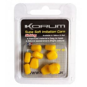 SUPA SOFT IMITATION CORN - SINKING -YELLOW Насадка кукуруза силиконовая - желтая