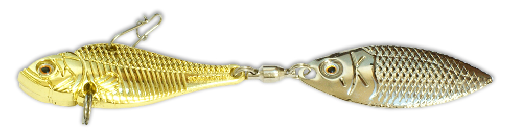 Блесна Kosadaka Barracuda GOLD (золото) 115мм (20г)