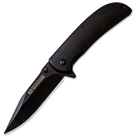 Нож Kosadaka складной (черное лезвие/черная рукоятка) N-F28B