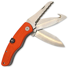 Нож Kosadaka складной охотничий "3в1" (нож, шкуродёр, пила) N-F51