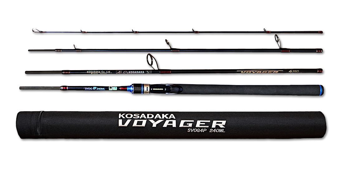 Спиннинг Kosadaka Voyager 4Pro (в тубусе) 4 секции 2,10м (3-17г)