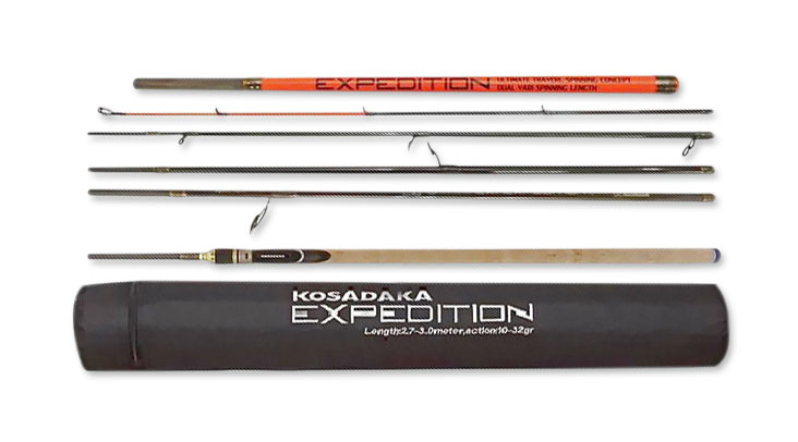 Спиннинг Kosadaka Expedition 6S-Dual (в тубусе) 6 секций