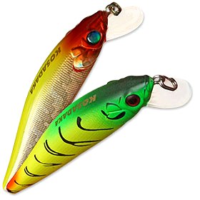 Воблер Kosadaka Зеленый китаец / The Legend XS 90F