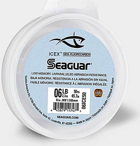 Леска флюорокарбон Kureha Seaguar AceX 50yds 2lb (прозрачная)