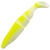 Эластичная приманка Lake Fork Boot Tail Magic Shad 3.5 (8.9см) Chartreuse Pearl (упаковка - 6шт)
