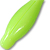 Силиконовая приманка MegaStrike Fat Shad 4"(10см) Chartreuse Fluo 7шт.