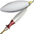 Блесна Mepps Aglia Long Heavy AG/AG (серебро/серебро) №1 (8г)