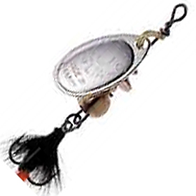 Блесна Mepps Aglia Mouche AG/NR (серебро/черный) №00 (1.5г)