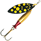 Блесна Mepps Aglia Long Heavy NR/Jaune (черный/желтый) №1+ (12г)