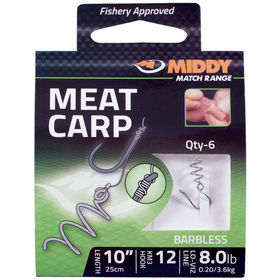 Поводки Middy Meat HTN (N) №12 0.20мм (упаковка - 6шт)