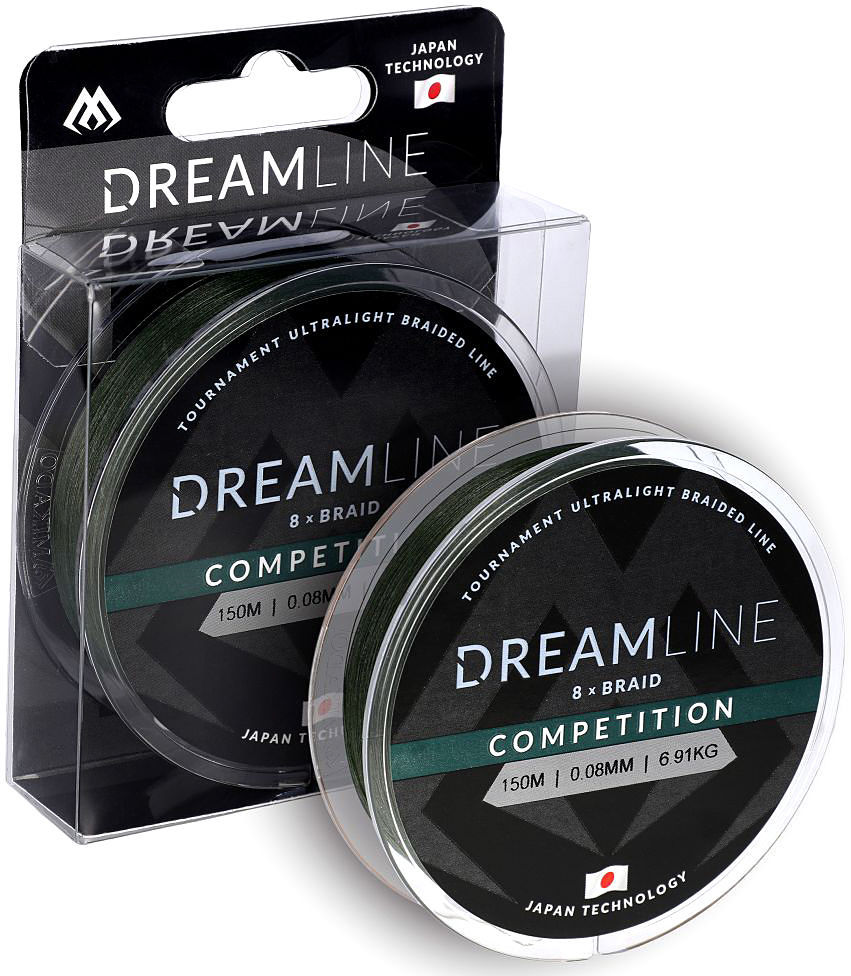 Леска плетеная Mikado Dreamline Competition Green 150м 0.08мм