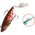 Виброхвост оснащенный Mikado Crystal Fish WXH-66 (10 см) 113 (упаковка - 2 шт)